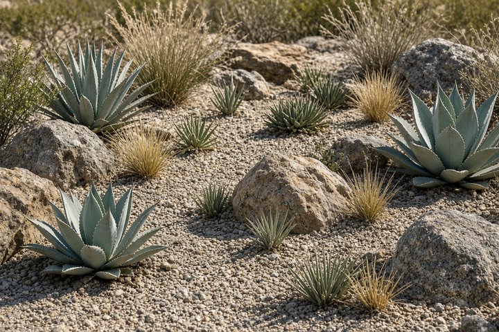 Xeriscape landscape style sample