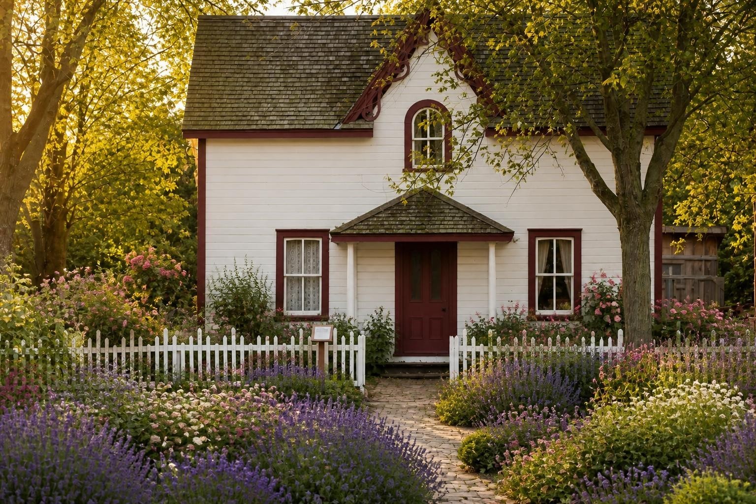 Cottage landscape style sample
